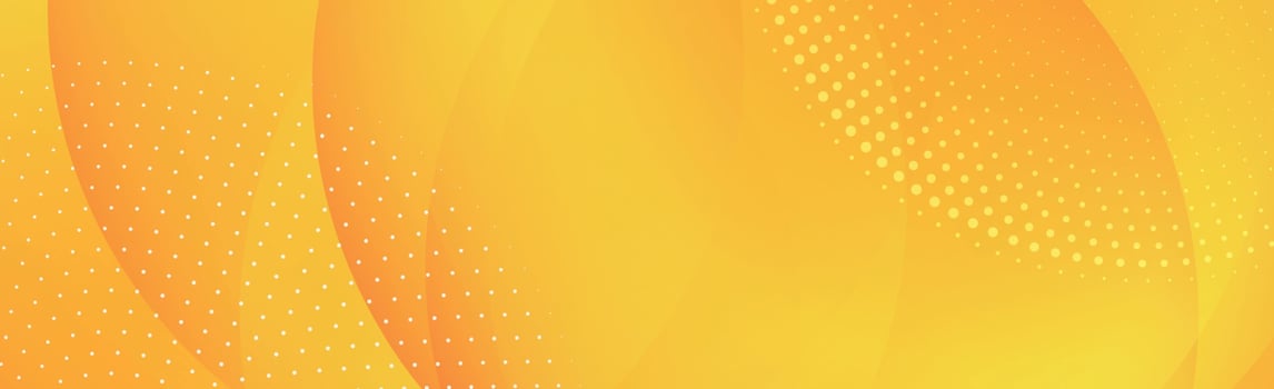 Abstract orange background with wavy lines and dots - Vector