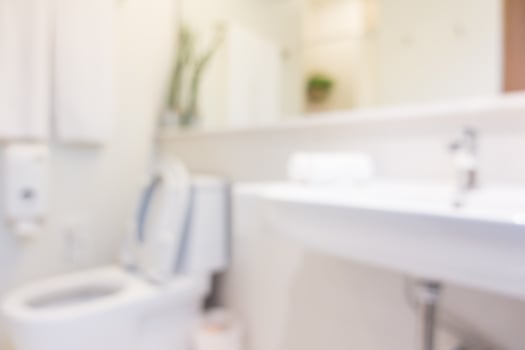 Abstract blur toilet room interior photo