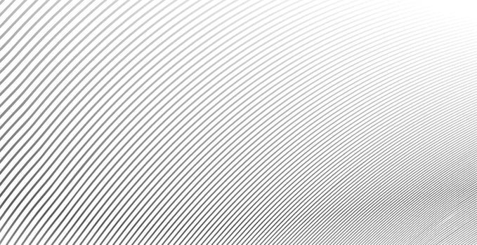 Abstract warped Diagonal Striped Background. Vector curved twisted slanting, waved lines texture. Brand new style for your business design.