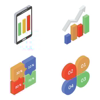 Business Diagrams Elements vector