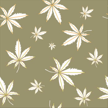 cannabis - seamless vector background. hemp - pattern for fabric or wallpaper