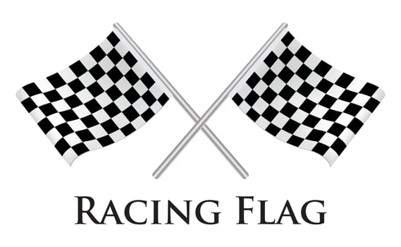 Racing Flag illustration vector
