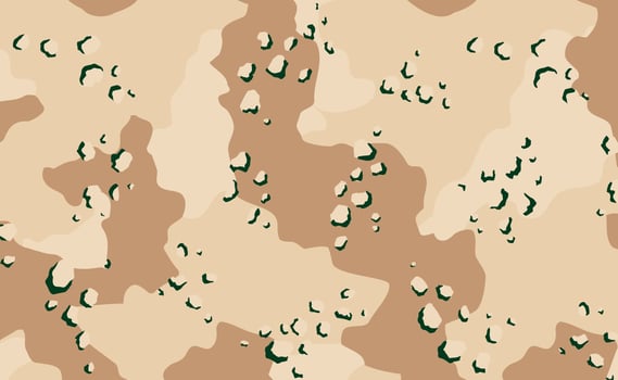 Military camouflage texture khaki print background - Vector