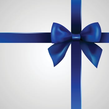Realistic Blue Ribbon Background vector