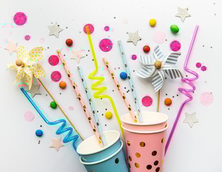 Happy birthday or party background photo