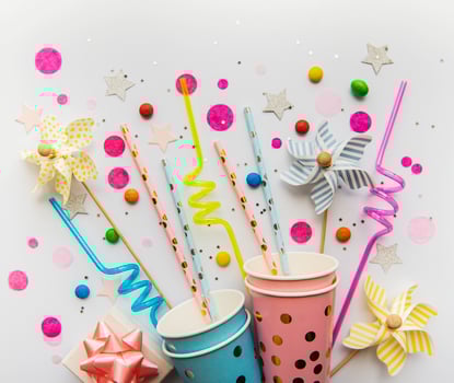 Happy birthday or party background photo