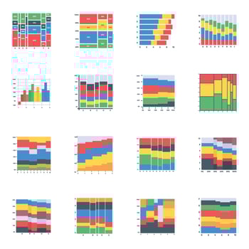 Mekko Graphs Flat vector