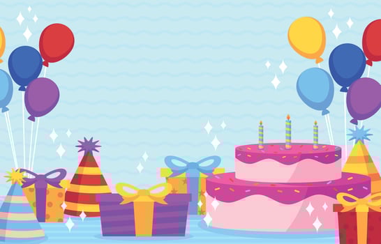 Happy Birthday Background vector