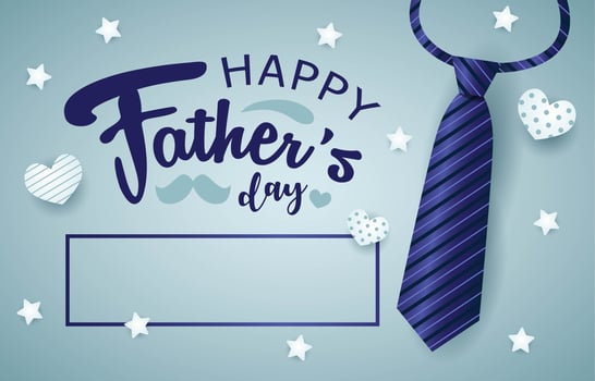 Happy Father's Day Background vector