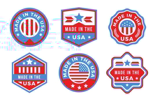 Made in USA Logo vector
