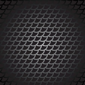 Dark silver and red tech arrows design vector