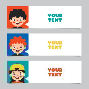 Colorful Speech Bubbles And Labels vector