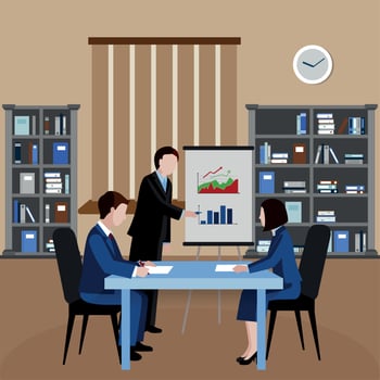 Human Resources Background Vector Illustration