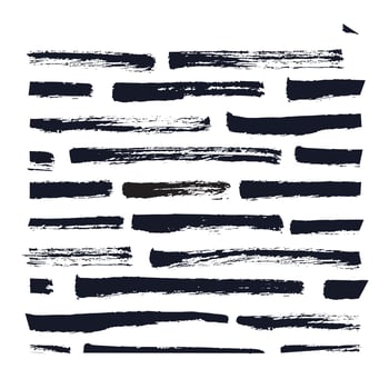 Grunge Brush Set vector