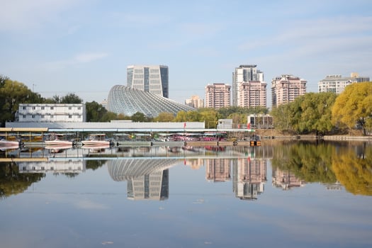Chaoyang Park, Beijing, China photo