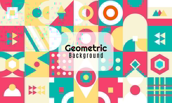 Abstract geometric background minimal design vector