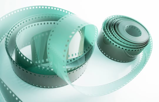 Roll of 35mm film photo
