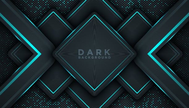 Dark abstract background with overlap layers Luxury design concept vector