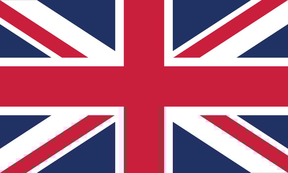 Vector illustration of the United Kingdom flag