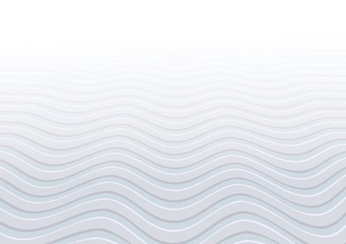 Abstract white and gray waves pattern background and texture vector