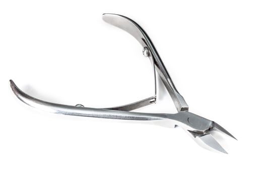 A set of cosmetic tools for manicure and pedicure closeup photo