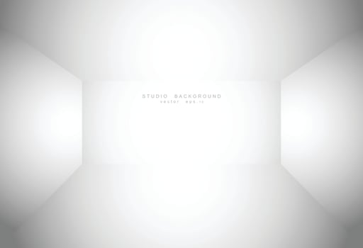 Empty studio room background vector