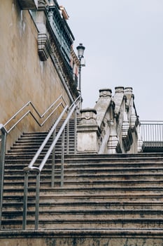 stairs architecture in Bilbao city spain photo