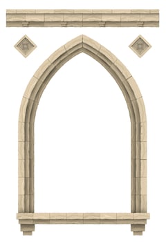 Classic antique arch vector