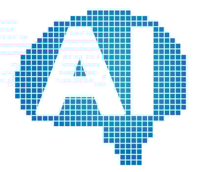 Artificial Intelligence Vector Symbol Illustration Isolated On A White Background