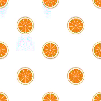 Abstract Orange Seamless Pattern Background vector