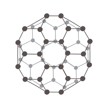 science molecule model vector