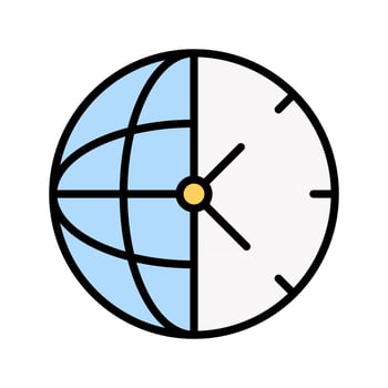 Time Zone Icon vector