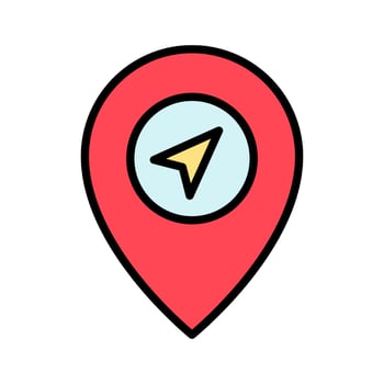Navigate Location Icon vector