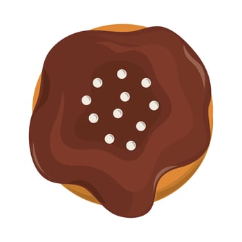 dessert chocolate cookie vector