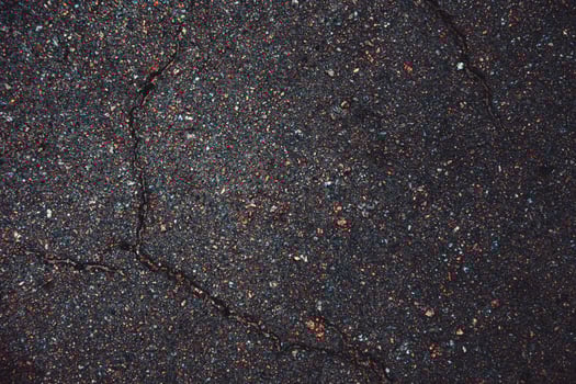 Shiny new black asphalt photo