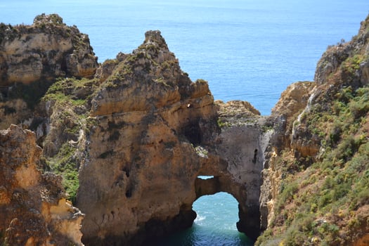 The coastline on a sunny day photo