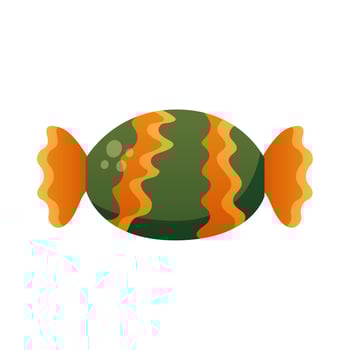 sweet candy halloween degradient style icon vector