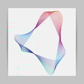 Design elements Poligonal lines background vector