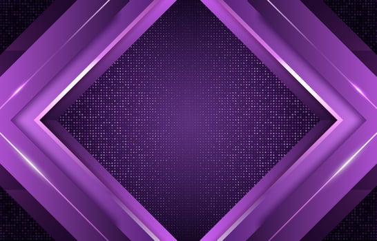 Lavender Square Glowing Line Blink vector