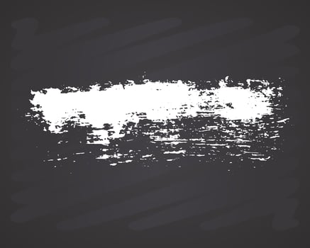Brush strokes Set hand drawn grunge texture vector illustration isolated on white background