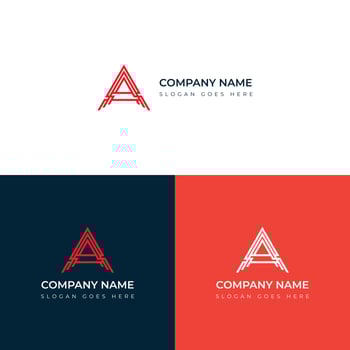 A Letter Logo Design vector