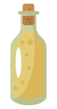 olive oil bottle vector