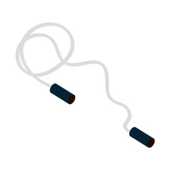 fitness skipping rope vector