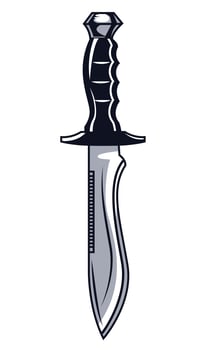 knife weapon drawn vector