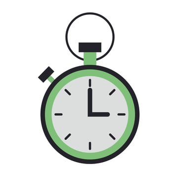 chronometer timer counter isolated icon vector