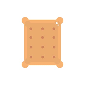 cracker sweet confectionery snack food candy vector