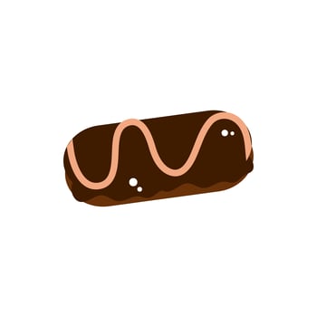 chocolate roll sweet confectionery snack food candy vector
