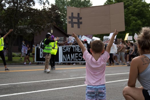 United States, 2020 - Protesters during the day photo