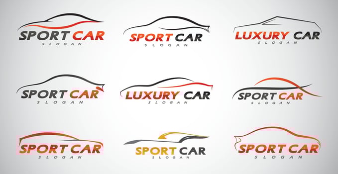 Set Of Car Logo vector