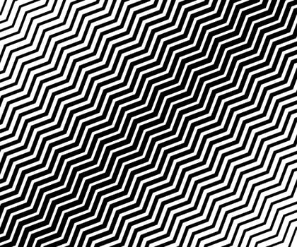 Zigzag  wave lines background vector